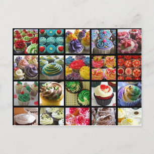 Carte Postale cupcakes
