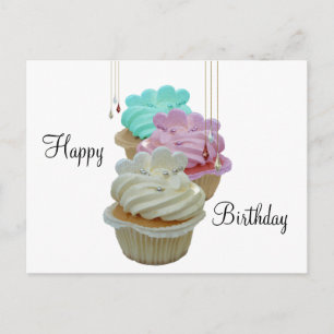 Carte Postale Cupcakes avec Bling !