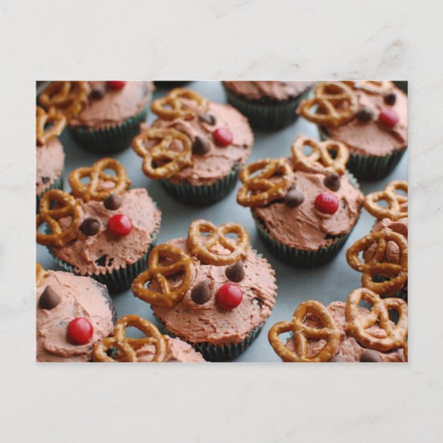 Carte postale Cupcakes Reinder (Devant)