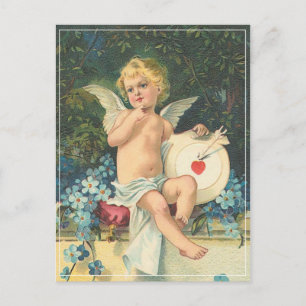 Carte Postale Cupid et Mark vintage