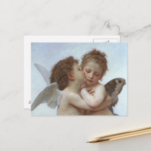 Carte Postale Cupidé et psychique en tant qu'enfant