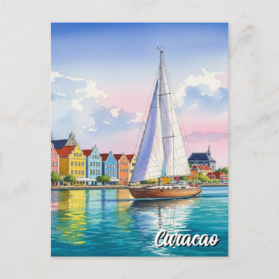 Carte Postale Curaçao, Caraïbes néerlandaises