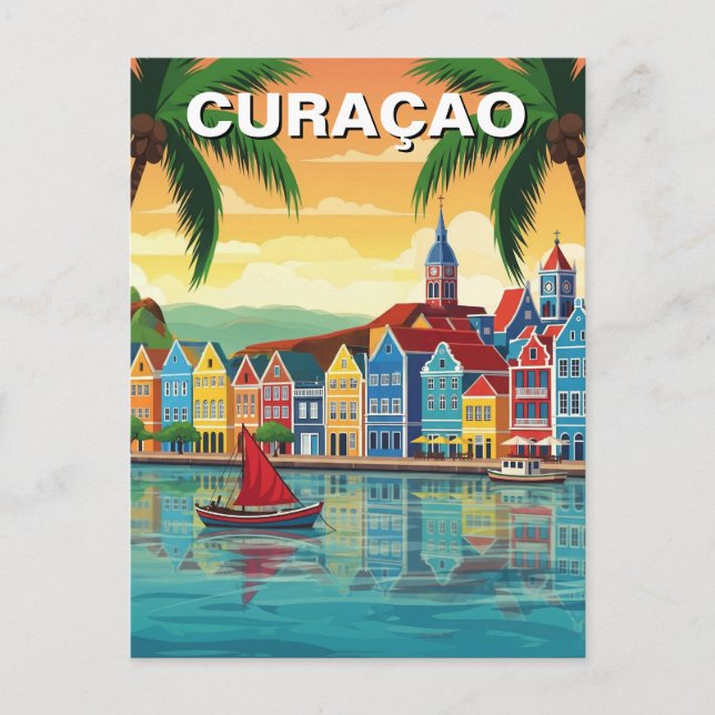 Carte Postale Curacao Pays-Bas Caraïbes (Devant)