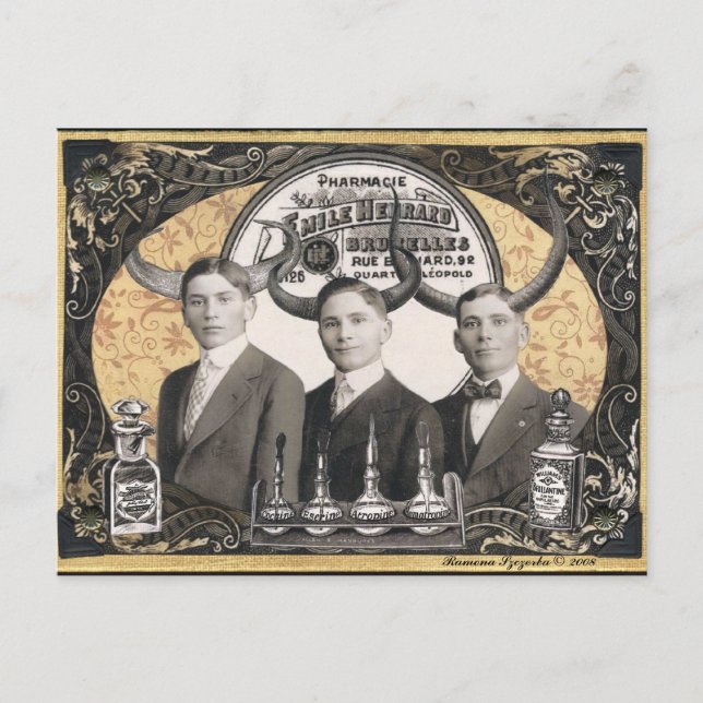 Carte postale Curiosités apothécaires (Devant)