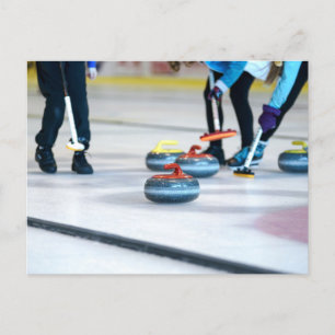 Carte Postale Curling