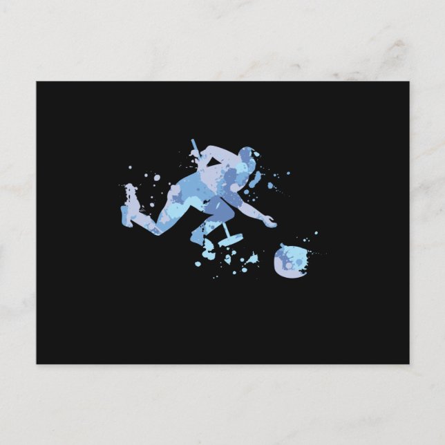 Carte Postale Curling Splash (Devant)