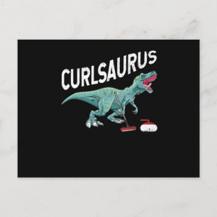 Carte Postale Curlsaurus Curling Saurus Dinosaure Curling Fer