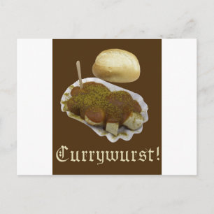 Carte Postale Currywurst