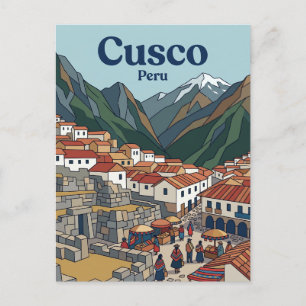 Carte Postale Cusco Pérou