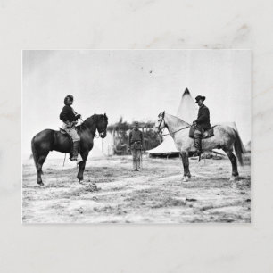 Carte Postale Custer et Pleasanton