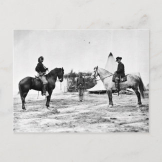 Carte Postale Custer et Pleasanton