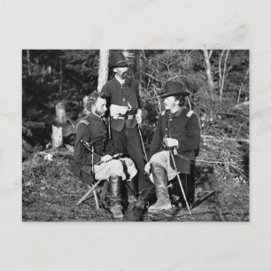Carte Postale Custer & Friends, années 1860