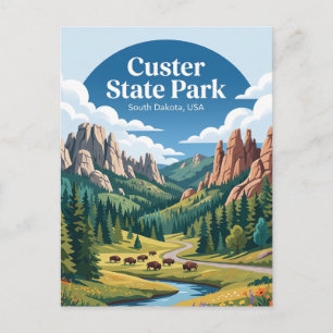 Carte Postale Custer State Park États-Unis