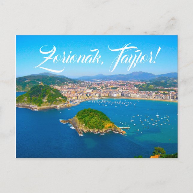 Carte Postale Custom, San Sebastian, Donostia, Euskadi, Espagne  (Devant)