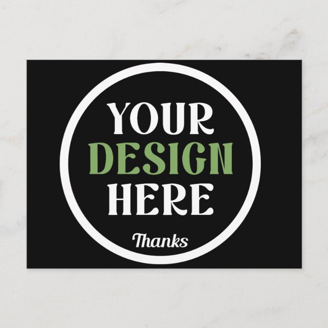 Carte Postale custom, unique, sleek & minimalist hershey®'s kiss (Devant)