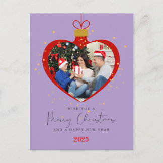 Carte Postale Customized Merry christmas & Happy New Year Photo