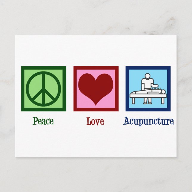 Carte Postale Cute Acupuncture (Devant)