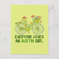 Cute Austin Cycling Girl