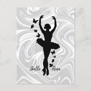 Carte Postale Cute Ballerina