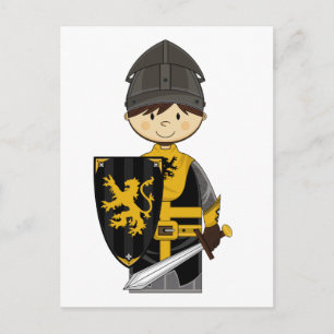 Carte postale Cute Black Knight