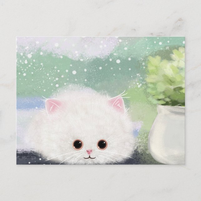 Carte postale Cute Cat (Devant)