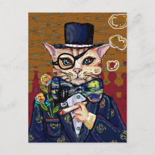 Carte Postale Cute chat