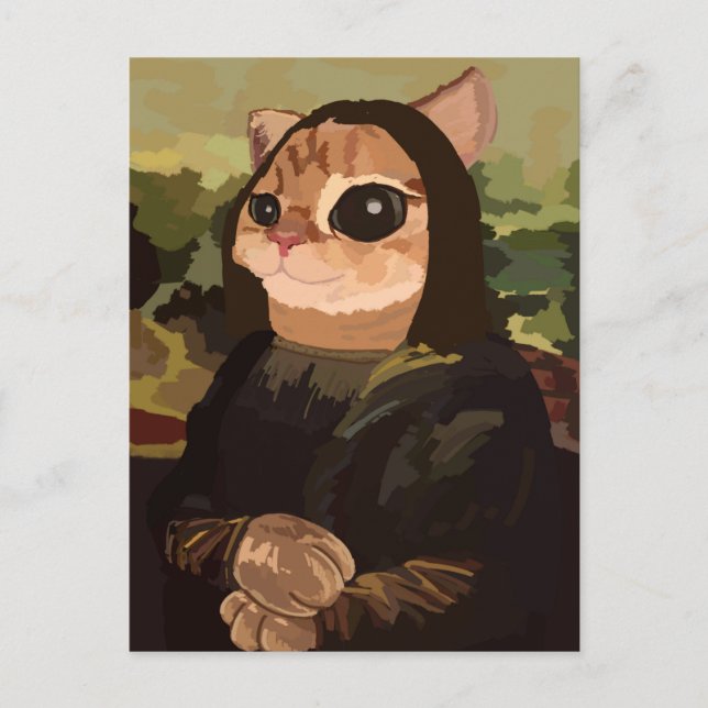 Carte Postale Cute chat (Devant)