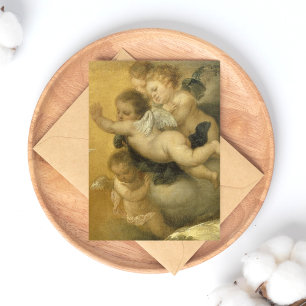 Carte Postale Cute Cherubs, détail de Annonciation - Art