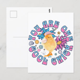 Carte Postale Cute Chick - Vous êtes un Cool Chick
