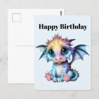 Cute et adorable Kawaii Baby Dragon