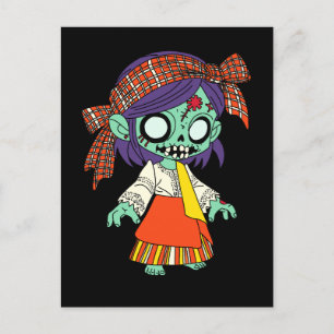 Carte Postale Cute Filipino Zombie