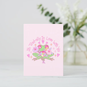 Carte Postale Cute Frog - Je suis complètement amoureux de toi