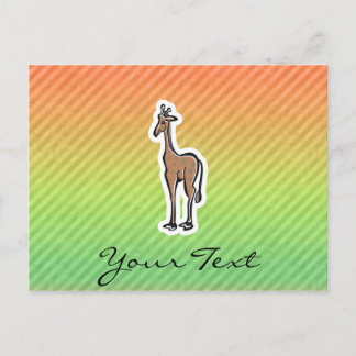 Carte Postale Cute Giraffe ; Colorul
