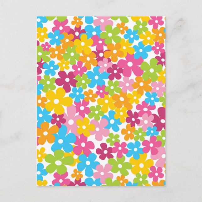 Carte Postale Cute Girly spring (Devant)