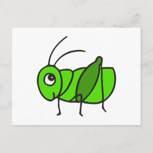 Carte Postale Cute Grasshopper