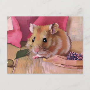 Carte Postale Cute Hamster