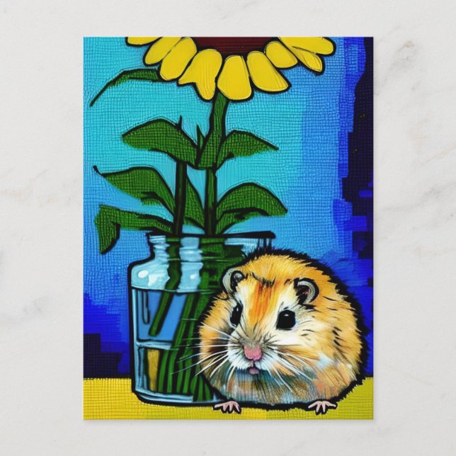 Carte postale Cute Hamster (Devant)