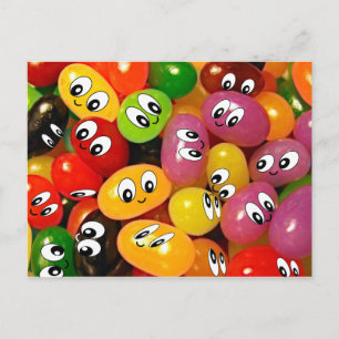 Carte Postale Cute Jelly Bean