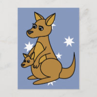 Cute Kangaroo et Joey