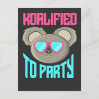 Cute Koala Graphic Australie Retro Party Animal