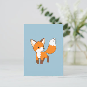 Carte Postale Cute Little Fox