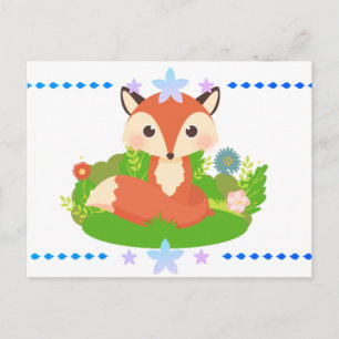 Carte Postale Cute Little Fox
