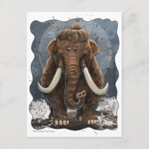 Carte Postale Cute Mastodon