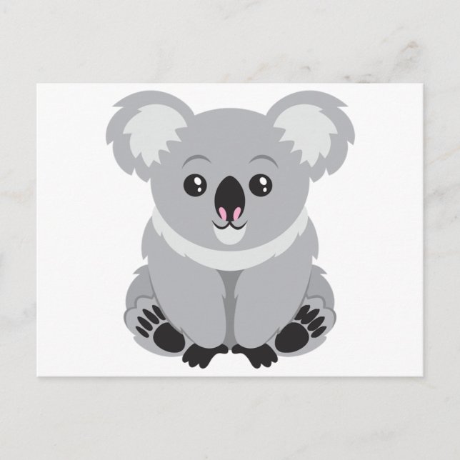Carte Postale Cute Ours Koala (Devant)