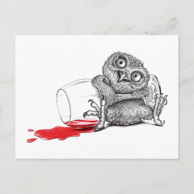 Carte Postale Cute Owl (Devant)