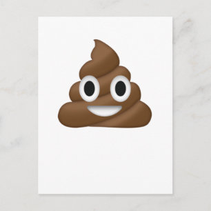 Carte Postale Cute Poop Emoji