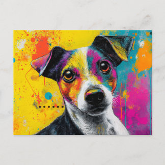 Carte Postale Cute Puppy Funny Dog Mixed Media Animal Pet