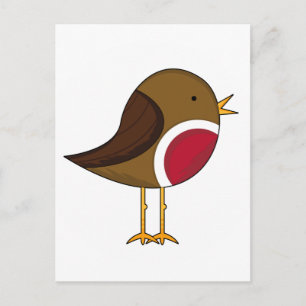 Carte postale Cute Robin