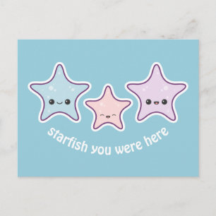 Carte Postale Cute Starfish