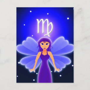 Carte Postale Cute Virgo Zodiac